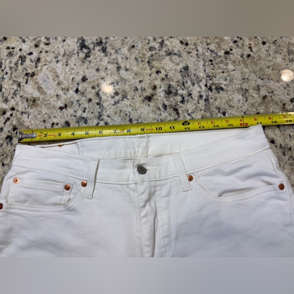 Levi's 511 Men's 34 Waist Slim White Jeans - Picture 7 of 15